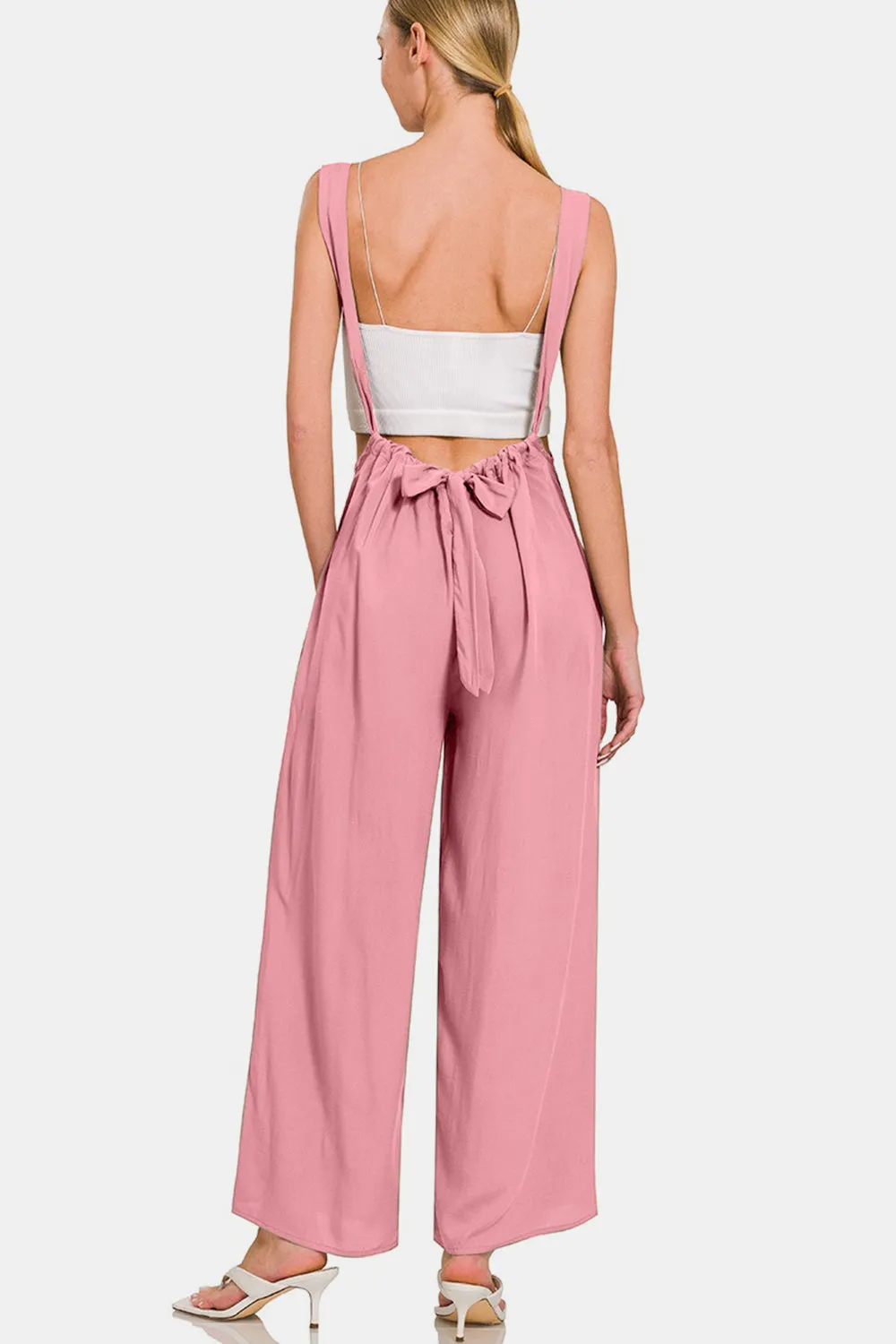 🌸 Zenana Pocketed Wide Strap Wide Leg Overalls 🌸