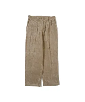 2TUCK CORDUROY PANTS "GRAYGE"