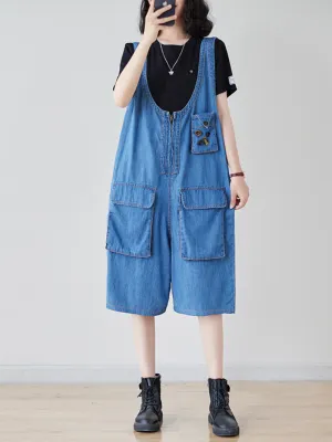 Adorable Women's Perfect for Outdoor Short Overalls