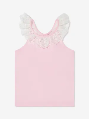 Angels Face Girls Luchia Vest Top in Pink