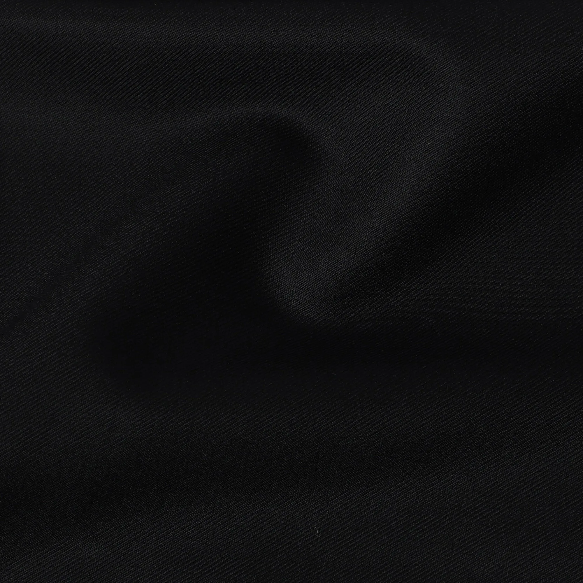 Black LOROPIANA Super 150's All Wool Suiting Fabric - 3.5 Meters, 150 cm Width, Made in Italy-D21243