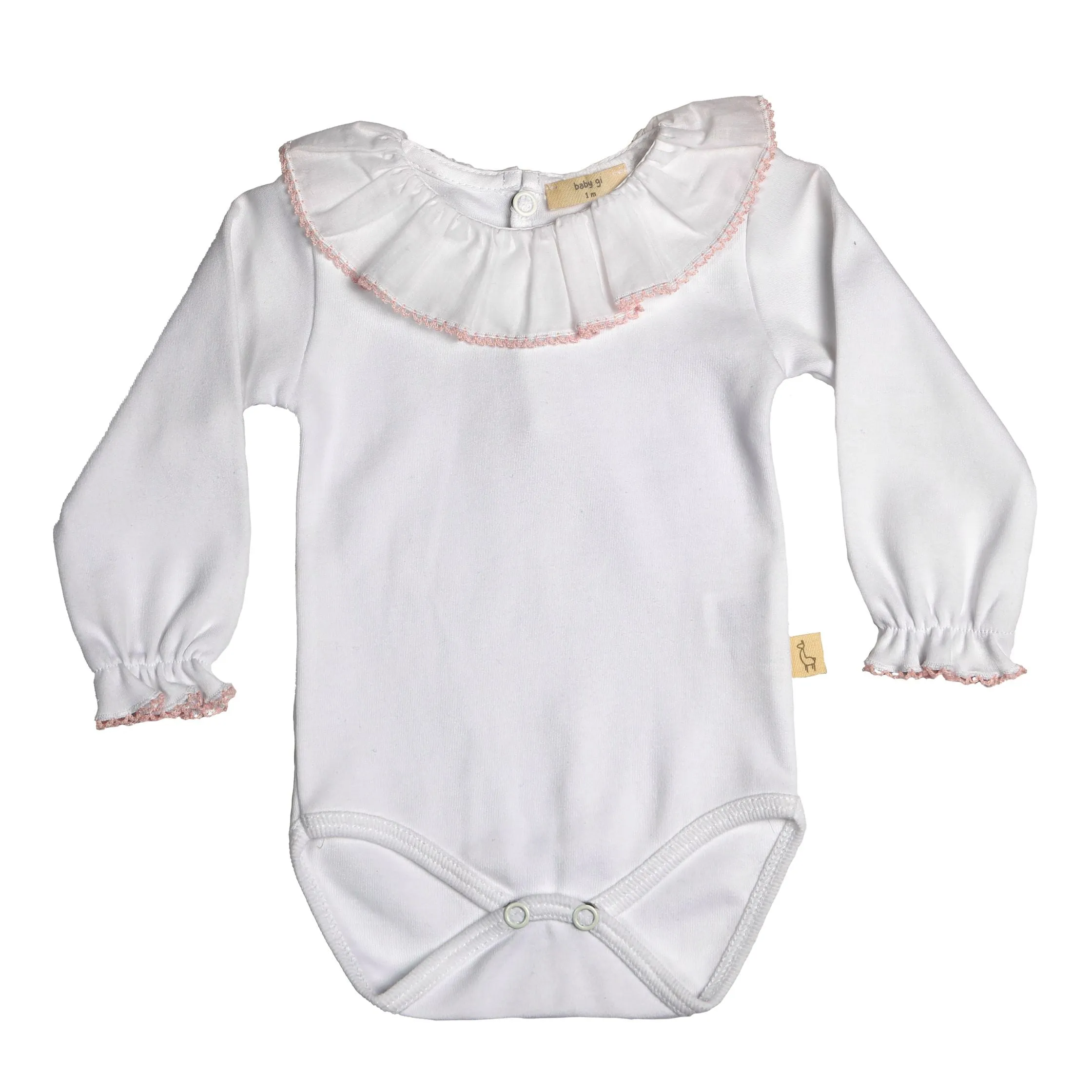 Bodysuit - Frilly W/ Zigzag Stitching