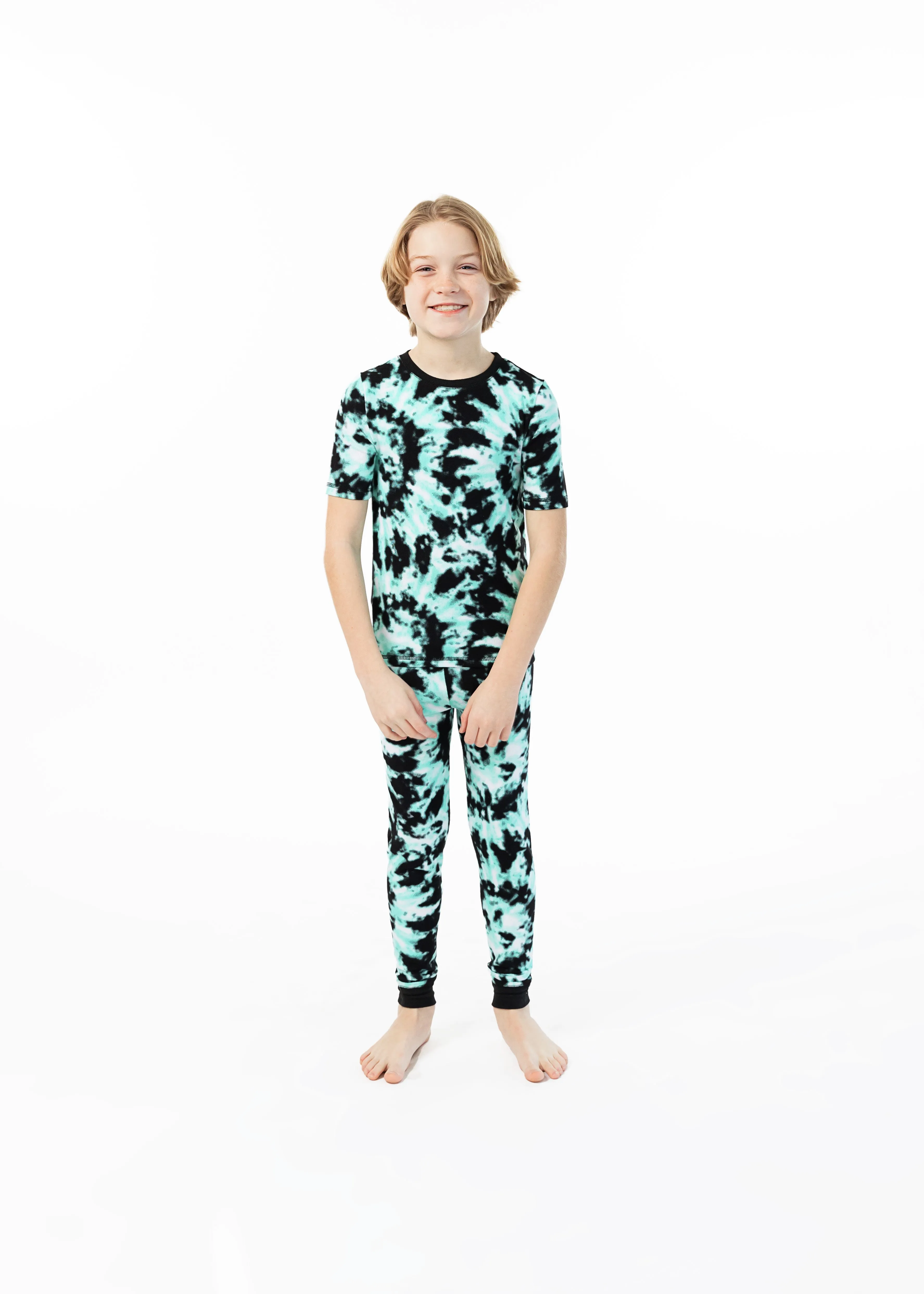 Boys Tie-Dye Super Soft Snug Fit 2-Piece Pajama Sleep Set