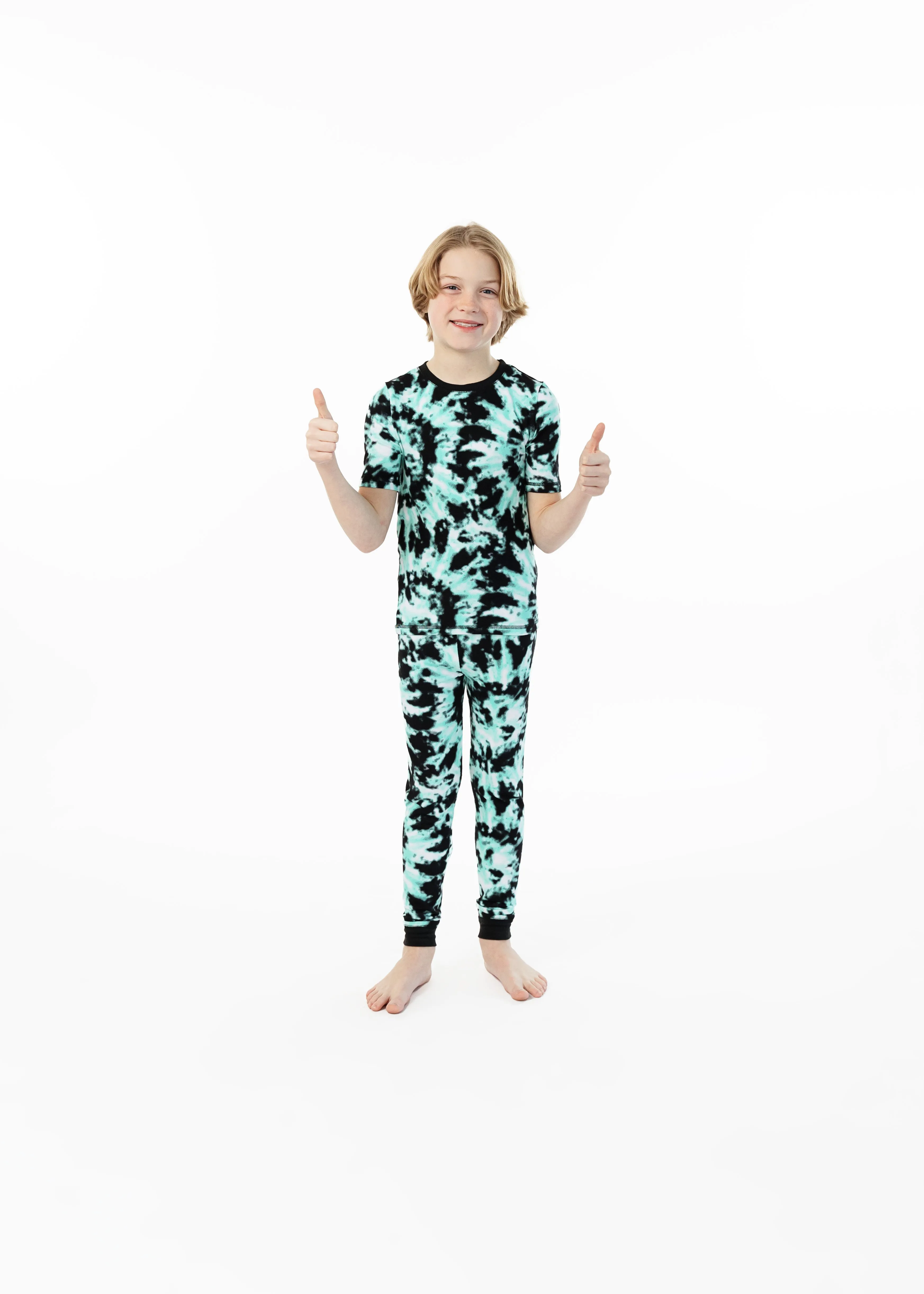 Boys Tie-Dye Super Soft Snug Fit 2-Piece Pajama Sleep Set