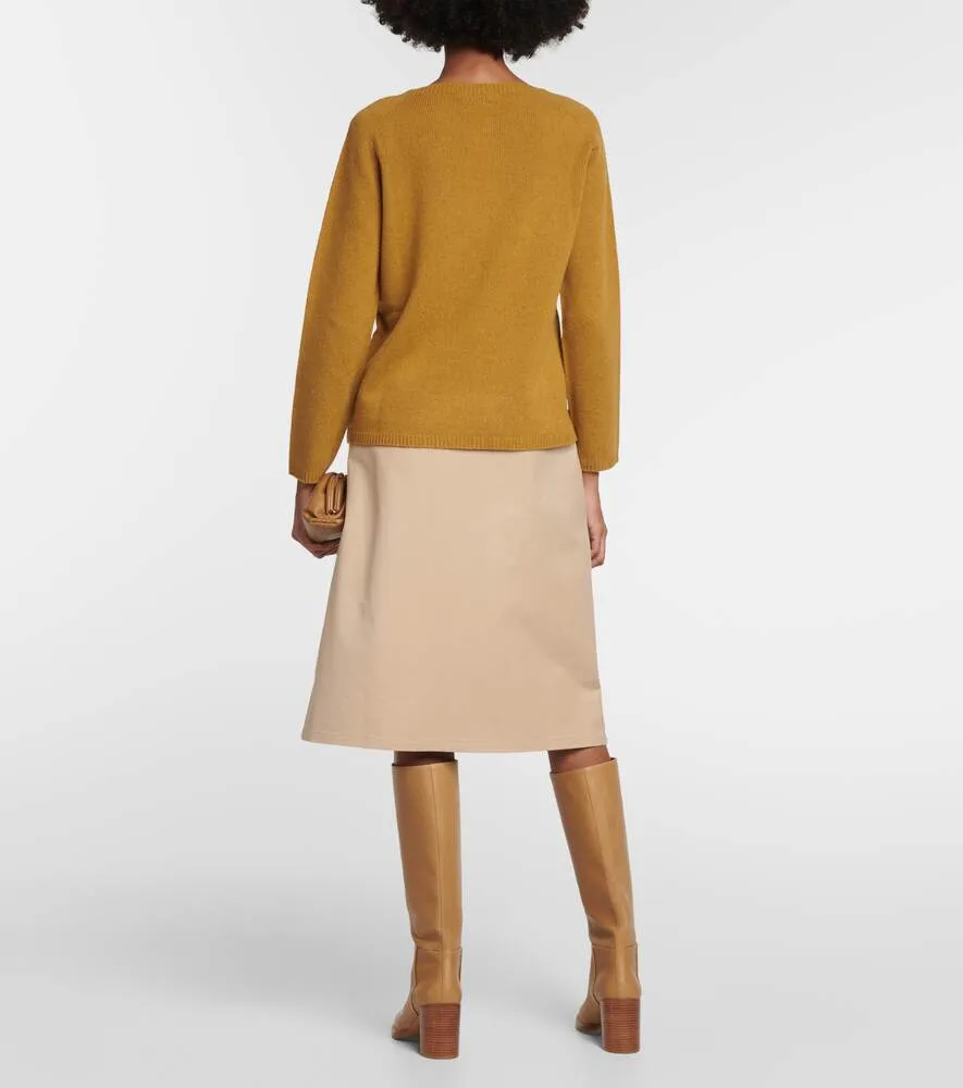 Cashmere and wool sweater 'S MAX MARA, yellow