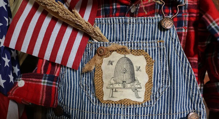 Childs 4th of July Overalls Fun and Adorable