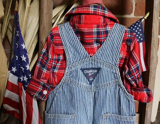 Childs 4th of July Overalls Fun and Adorable