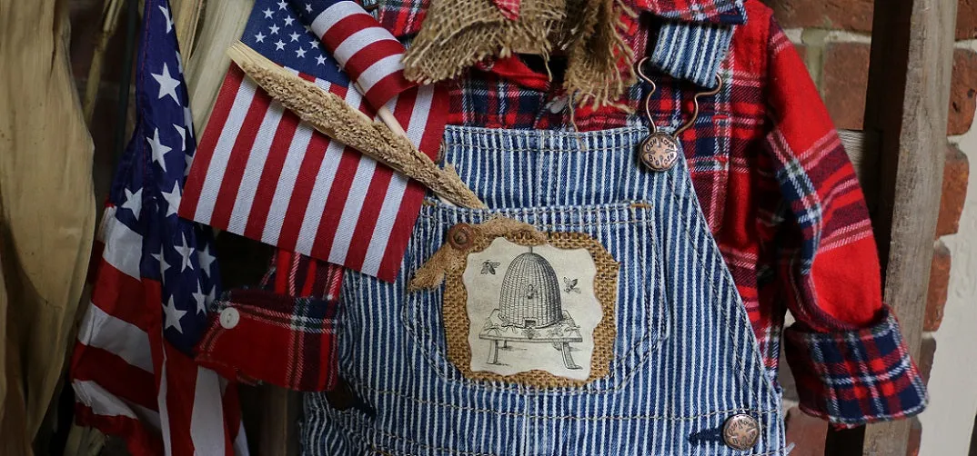 Childs 4th of July Overalls Fun and Adorable