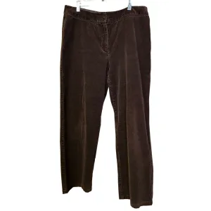 corduroy wide-leg pants - 12