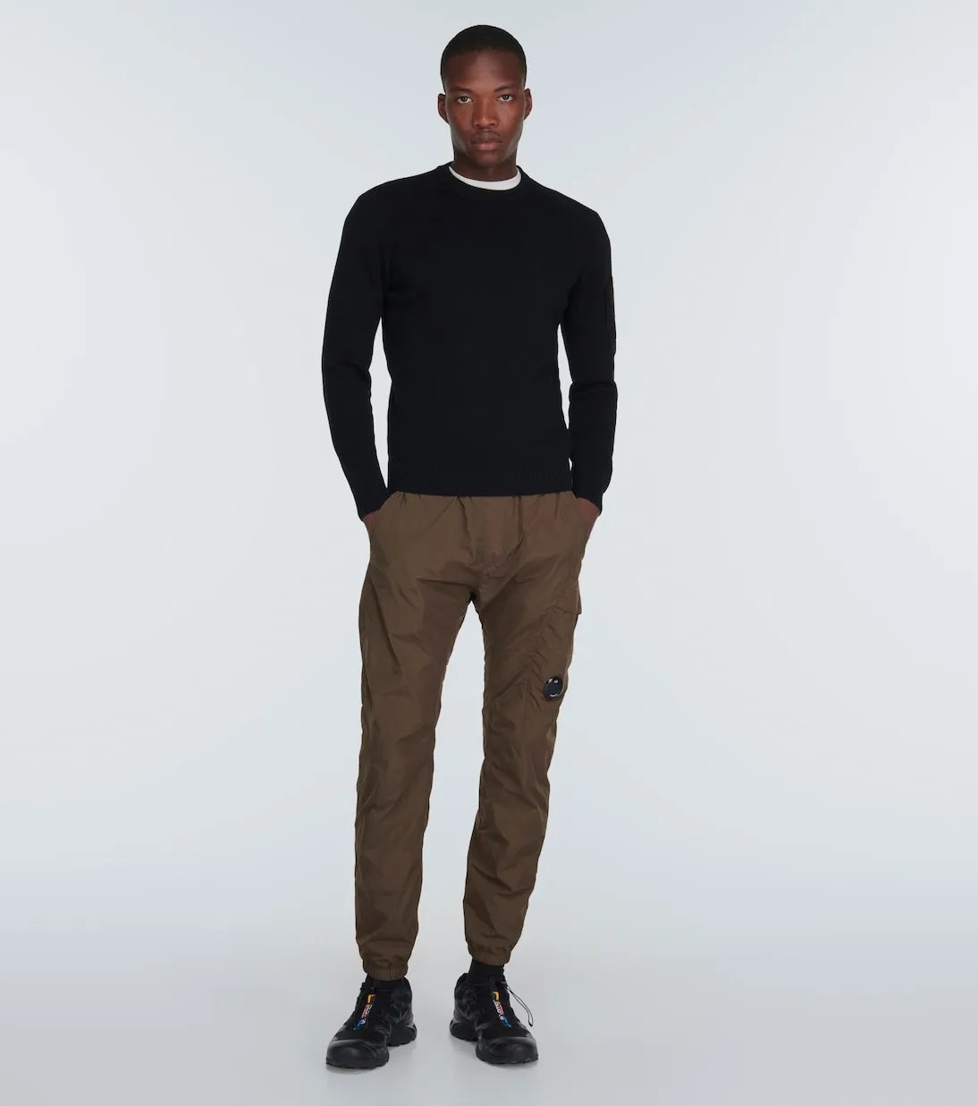 Cwool blend sweater. Company, black