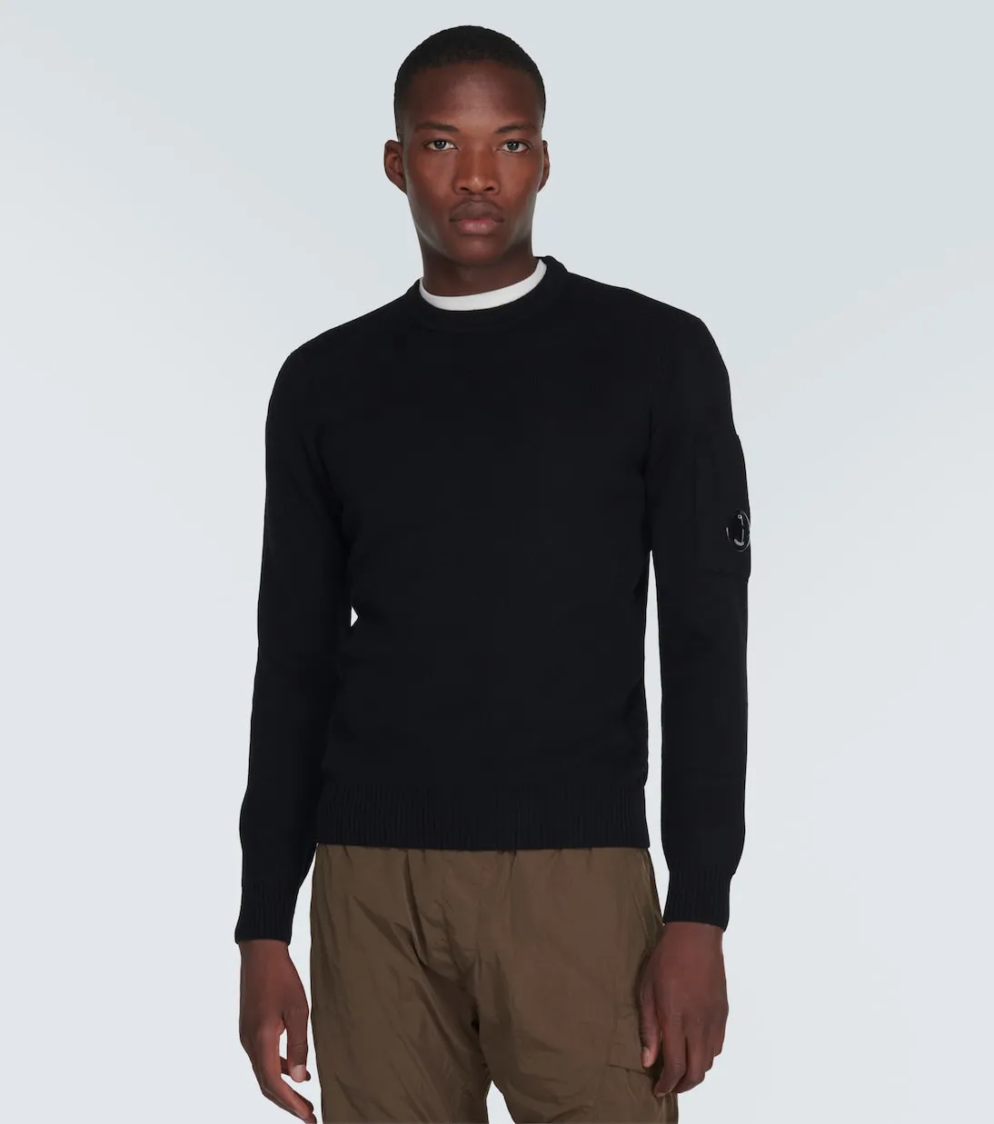 Cwool blend sweater. Company, black