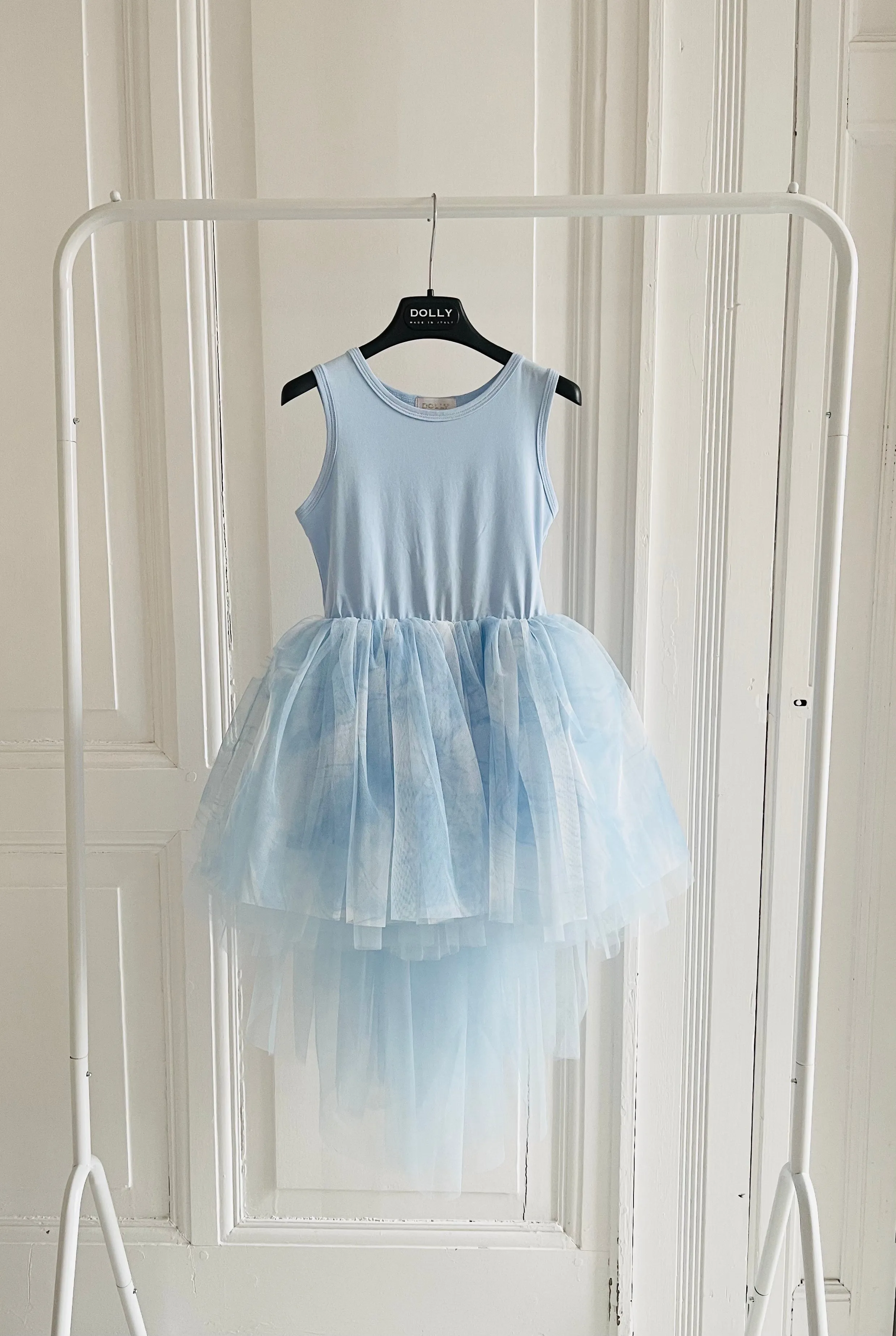 DOLLY® DREAMY SKY HIGH-LOW TUTU DRESS blue clouds ☁️