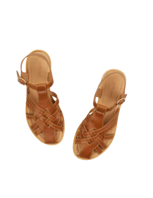 Florence Sandal - Cognac