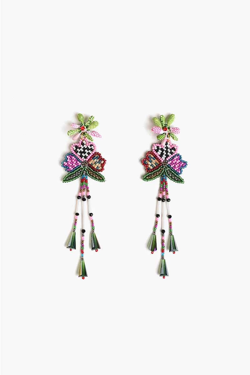 Flower Disco Earrings