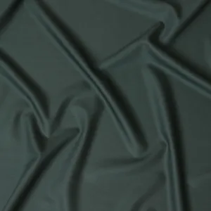 Forest Green Super 150's English All Wool Suiting Fabric – 3.5 Meters, 150 cm Width, Made in the UK-D20523