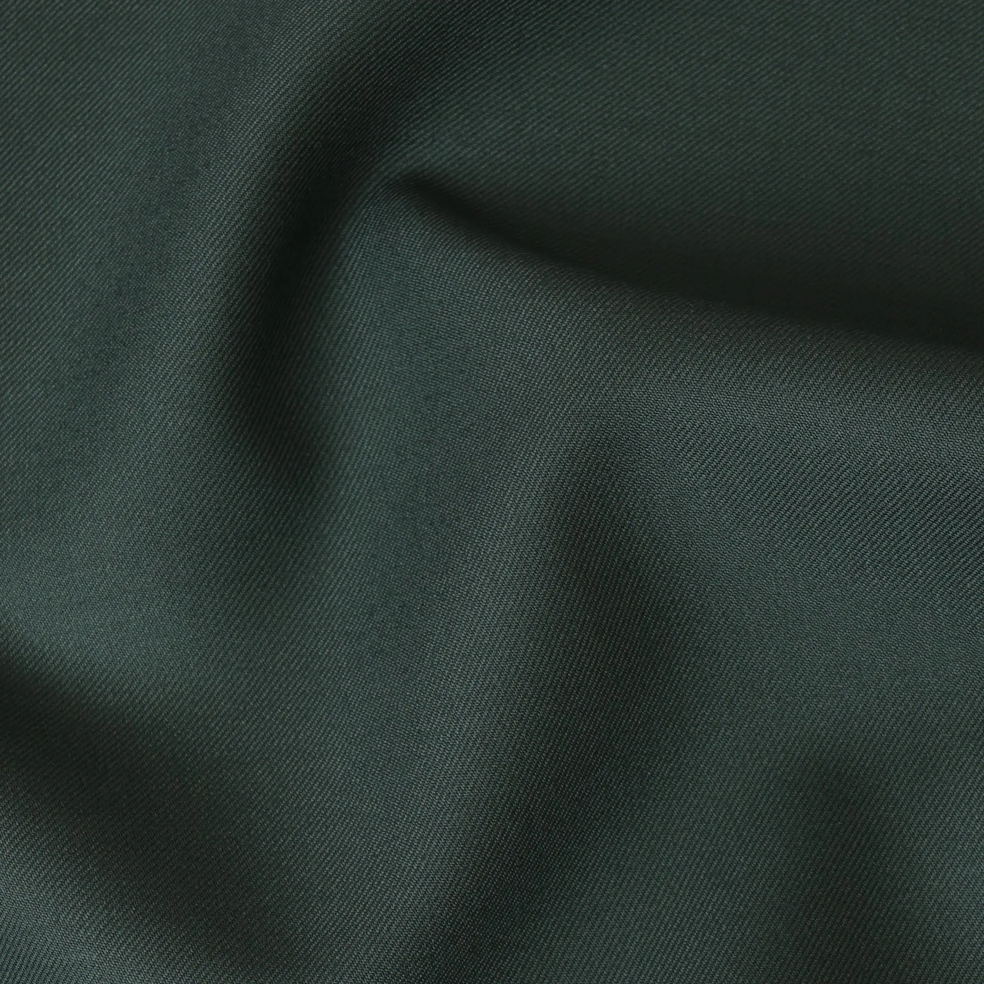 Forest Green Super 150's English All Wool Suiting Fabric – 3.5 Meters, 150 cm Width, Made in the UK-D20523