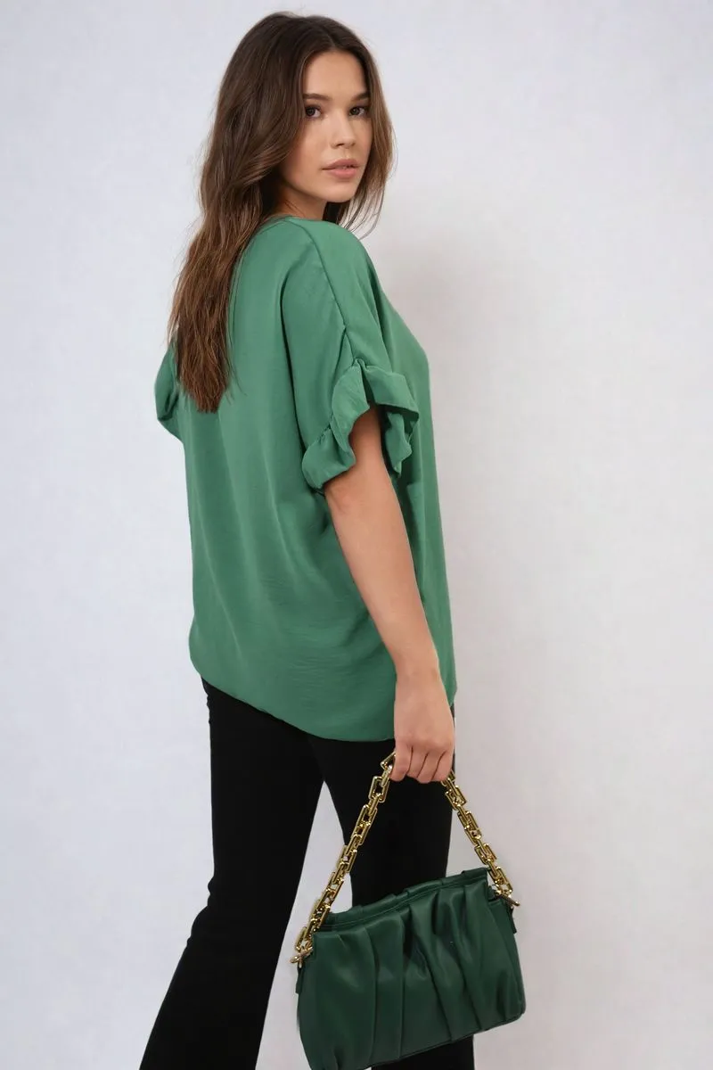 Frill Sleeve Top