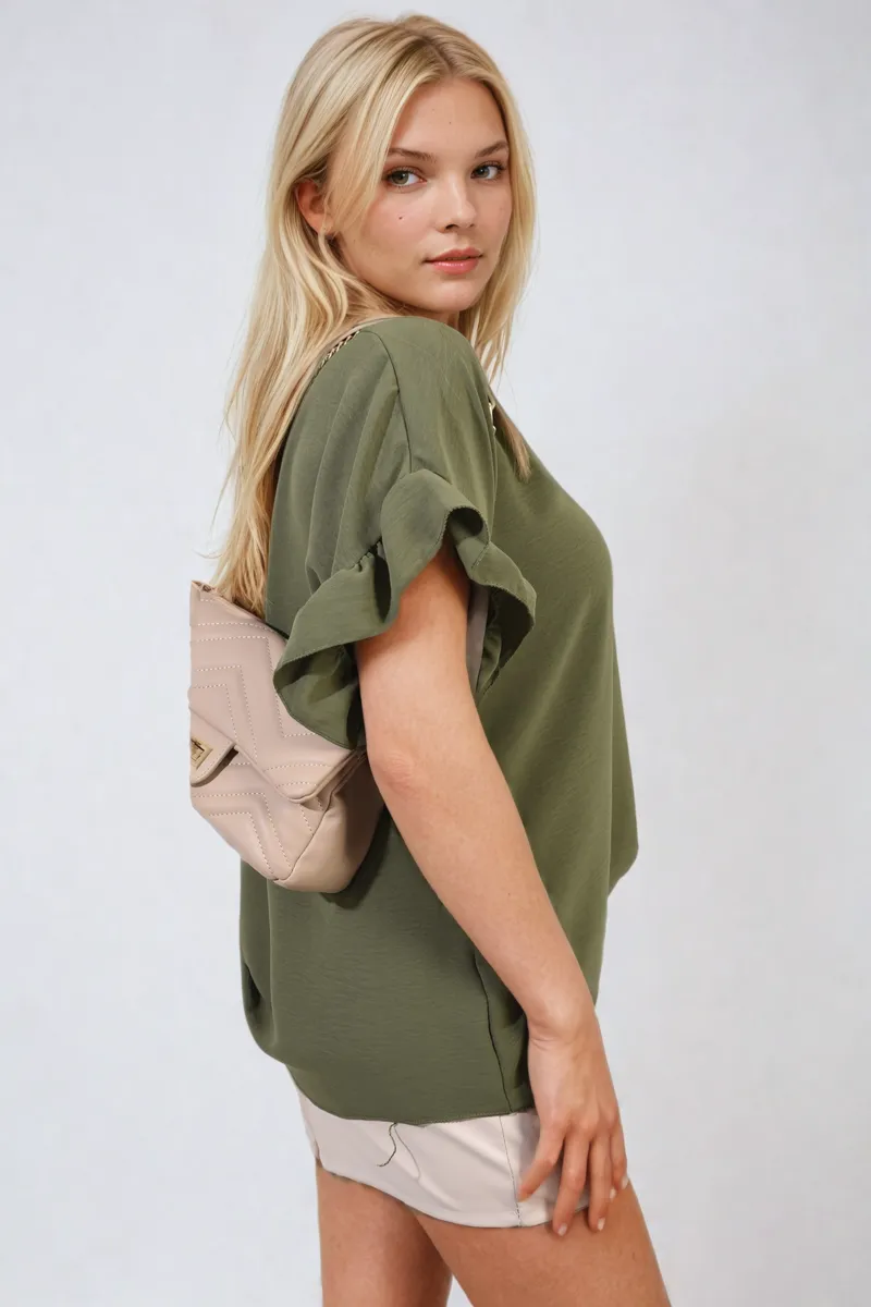 Frill Sleeve Top