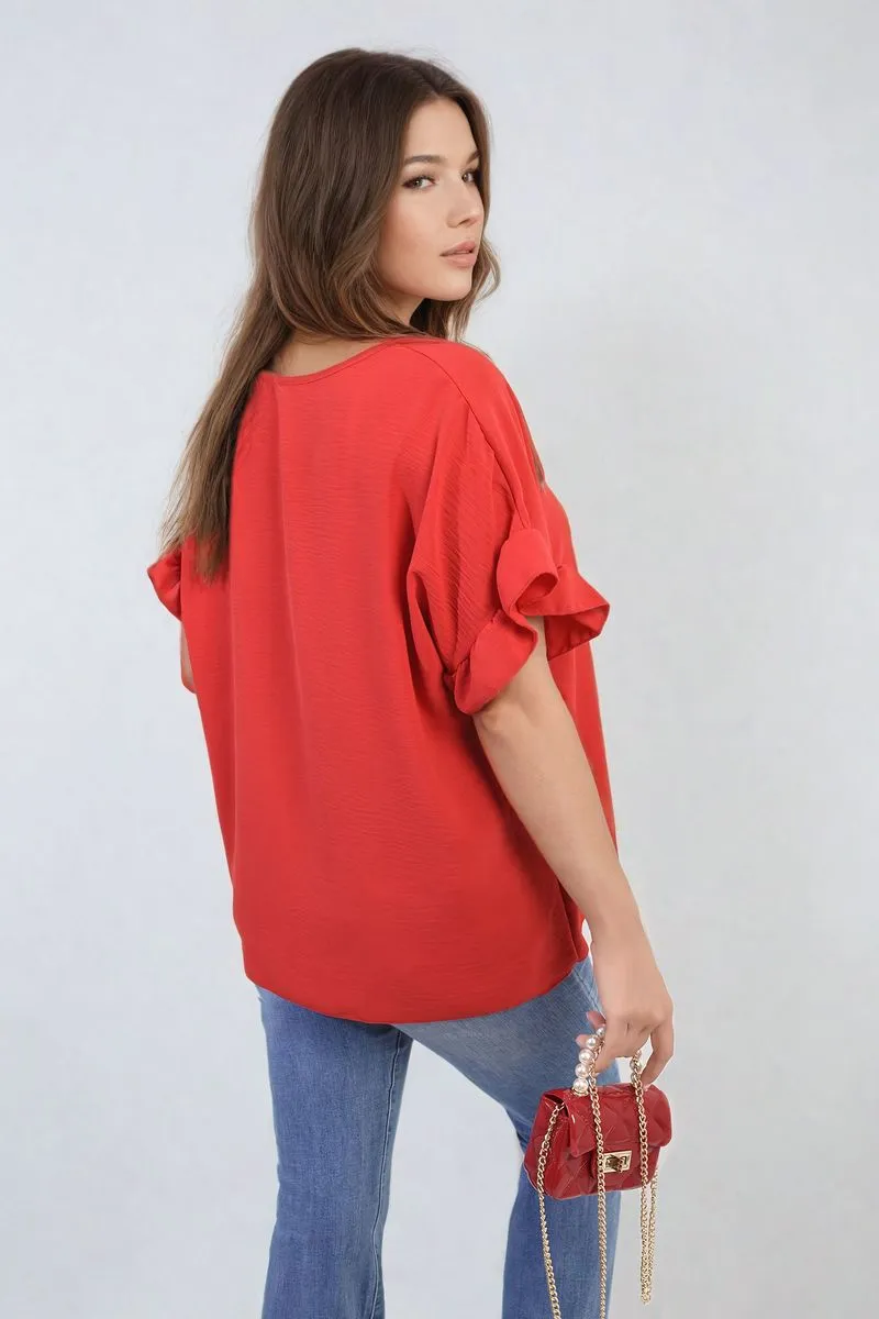 Frill Sleeve Top