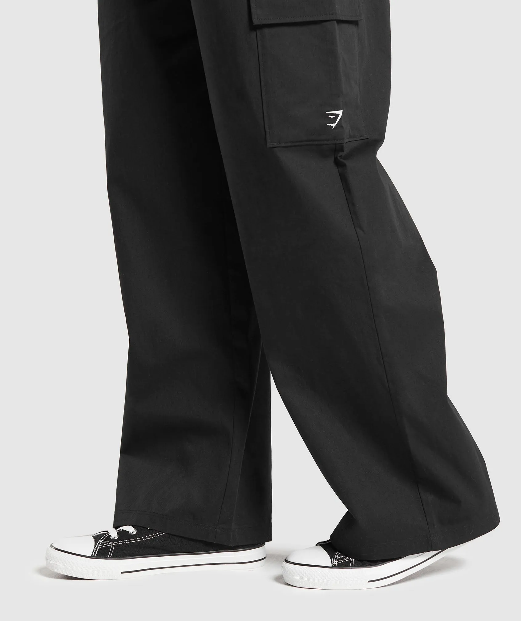 Gymshark Cotton Cargo Pants - Black