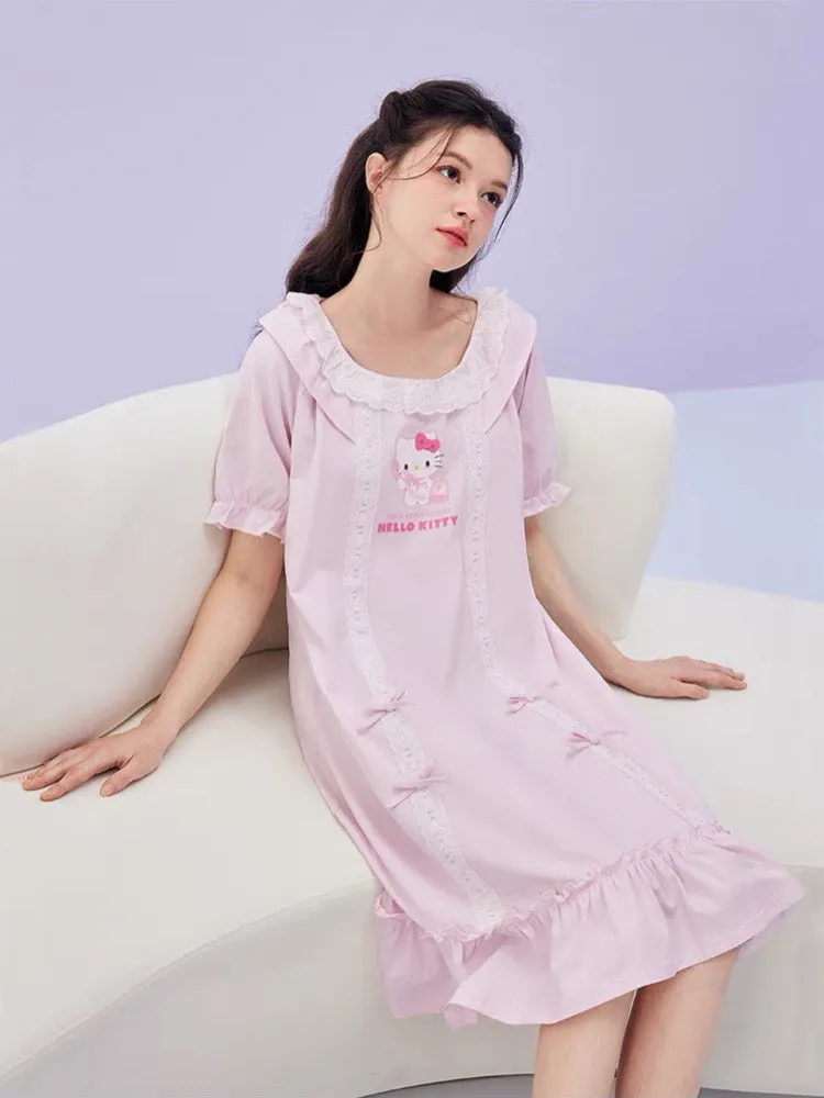 Hello Kitty Short Sleeve Nightdress