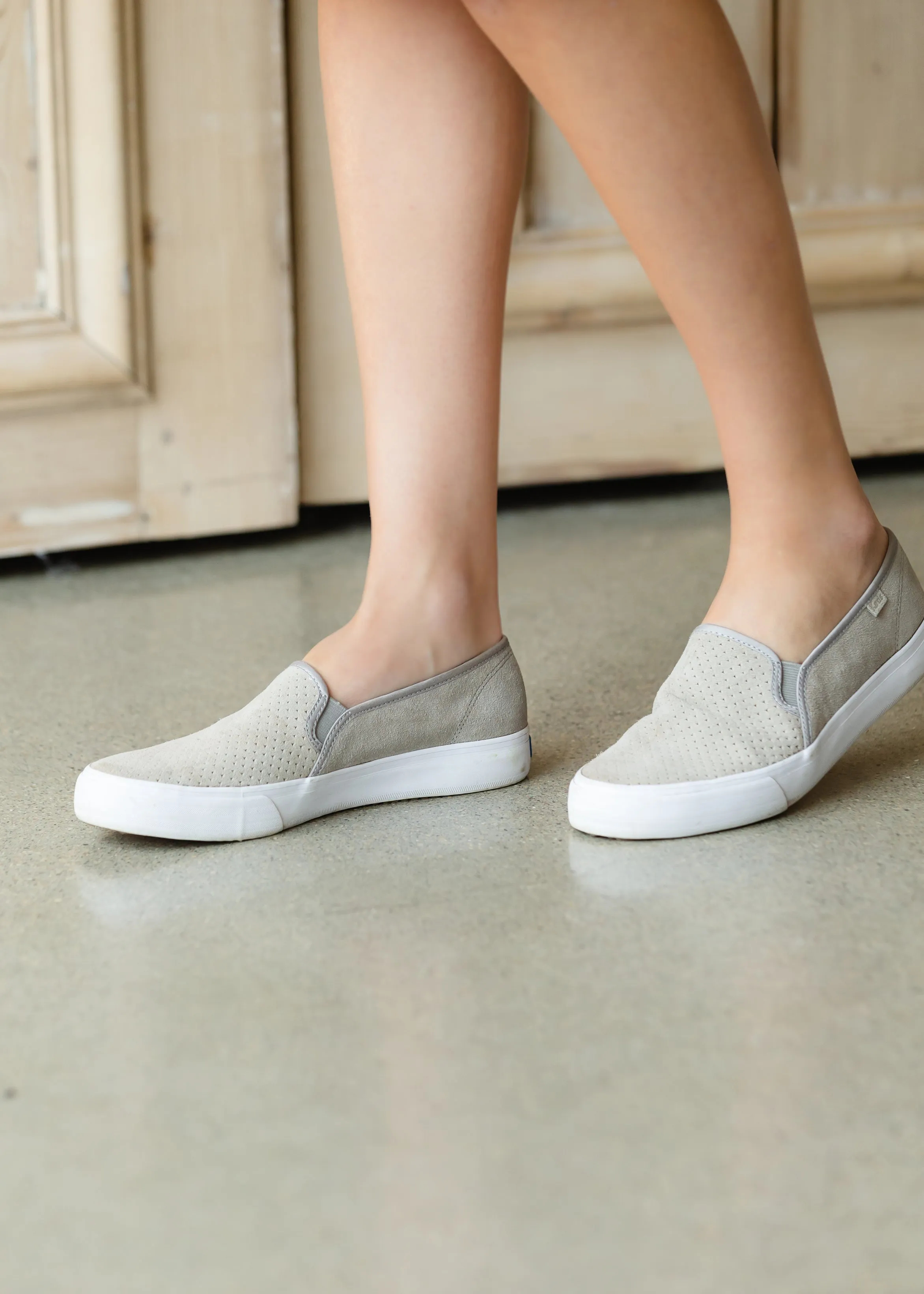 Keds Gray Suede Deck Shoes - FINAL SALE