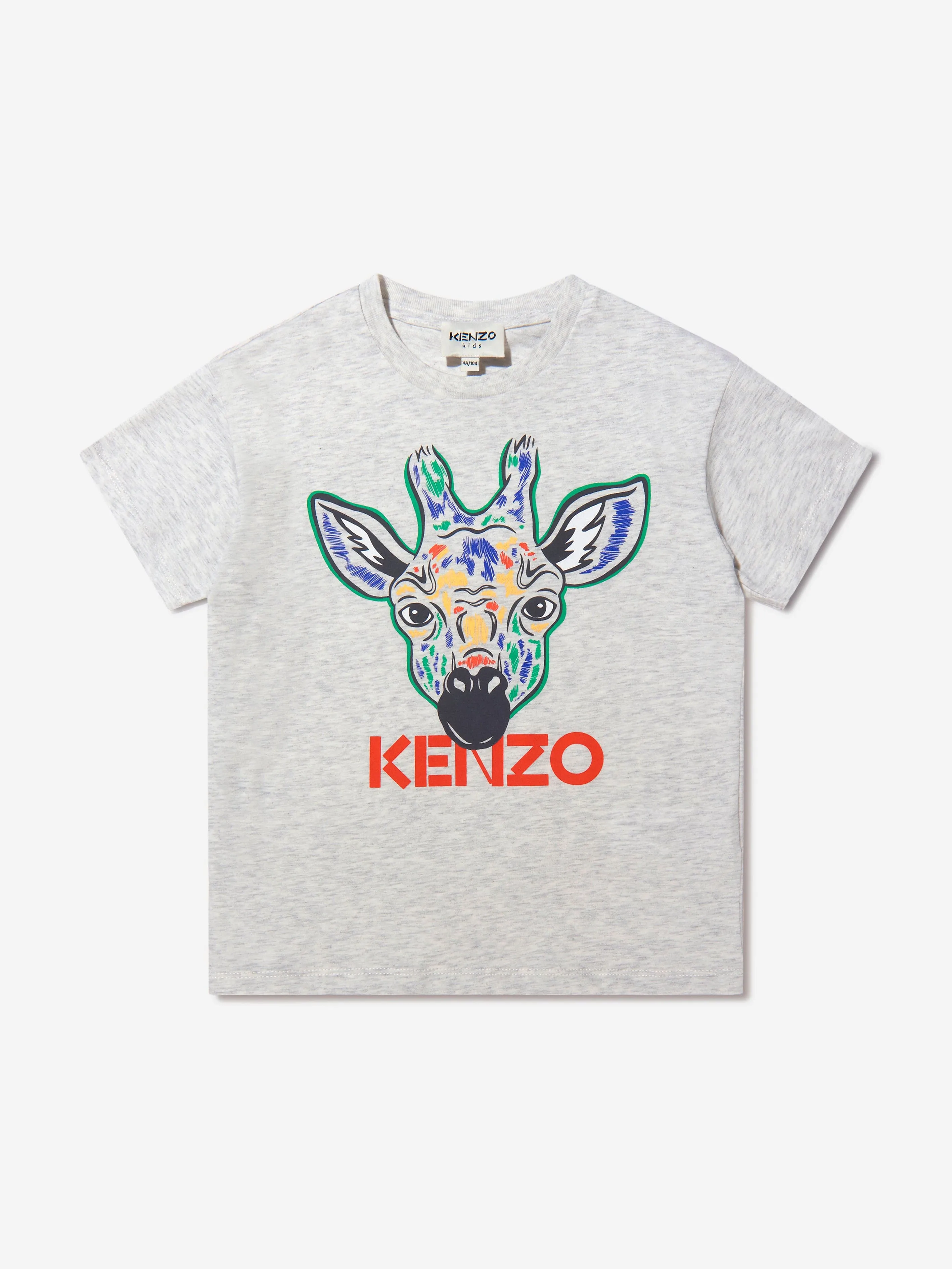 KENZO Boys Giraffe Print T-Shirt