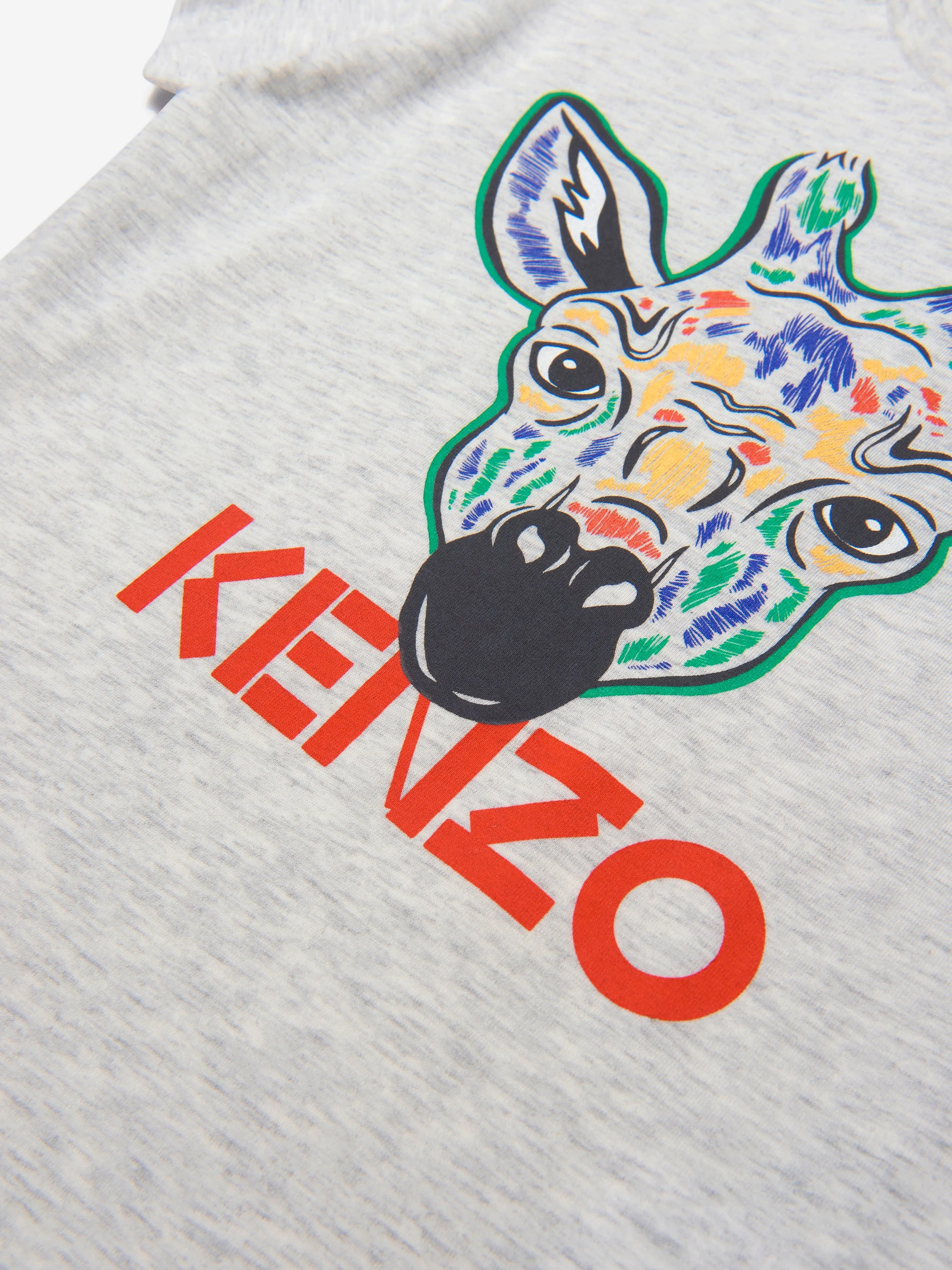 KENZO Boys Giraffe Print T-Shirt