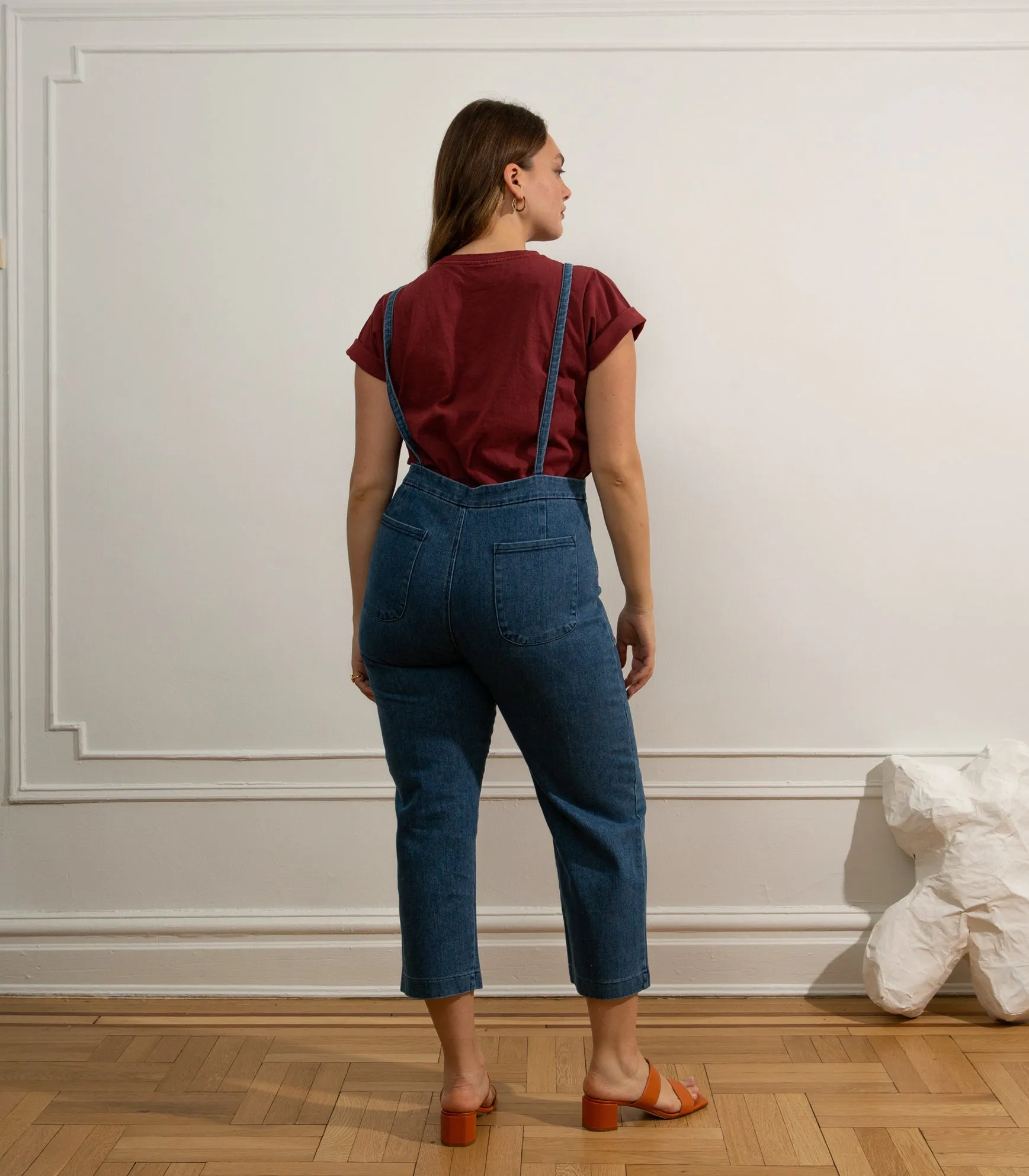 Knot Overalls - Washed Indigo