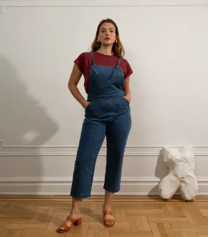 Knot Overalls - Washed Indigo