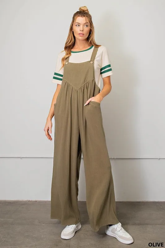 Kori Baggy Overalls Jumpsuit - 5 Colors