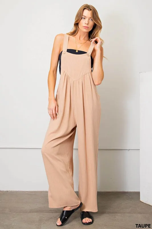 Kori Baggy Overalls Jumpsuit - 5 Colors