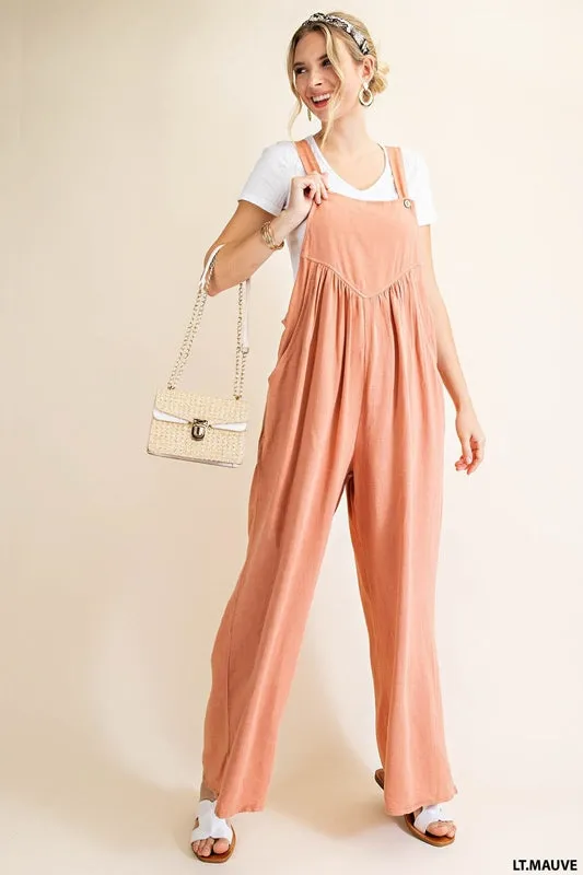 Kori Baggy Overalls Jumpsuit - 5 Colors