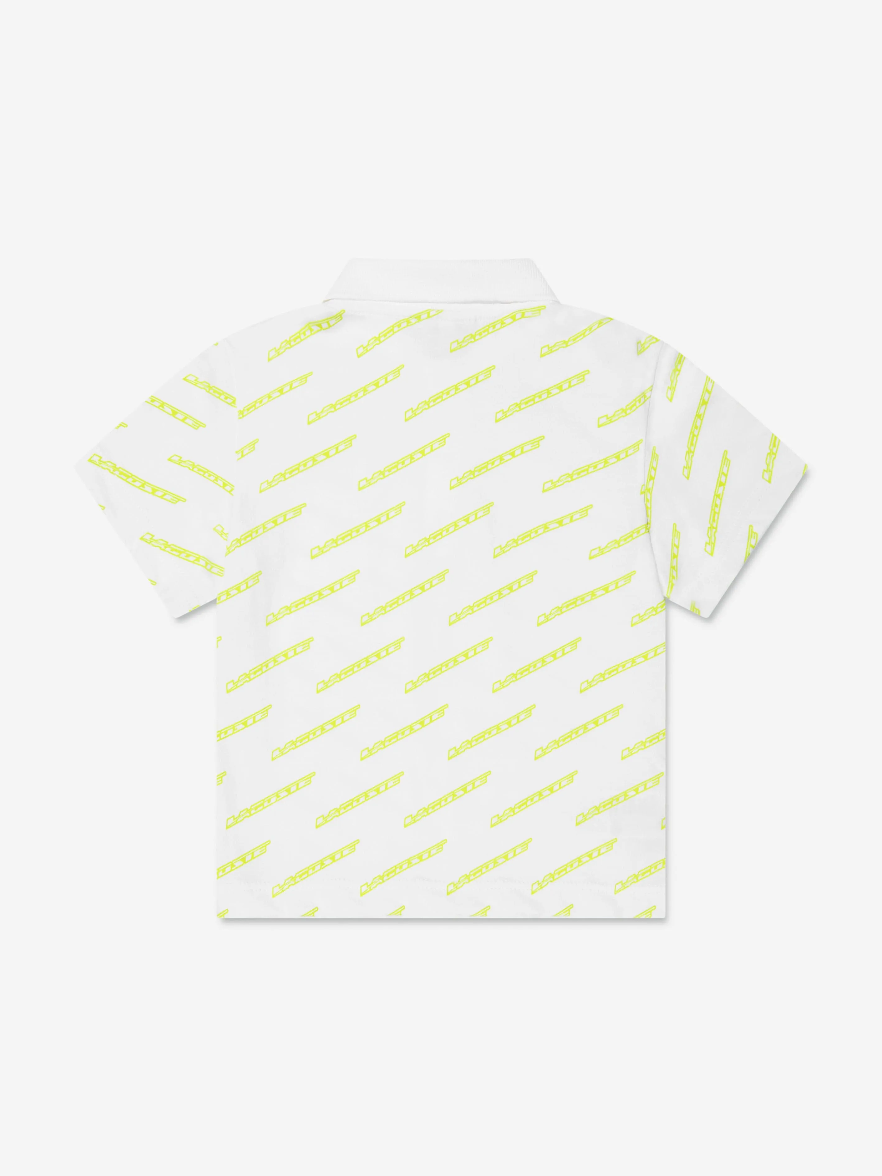 Lacoste Boys Logo Polo Shirt in White