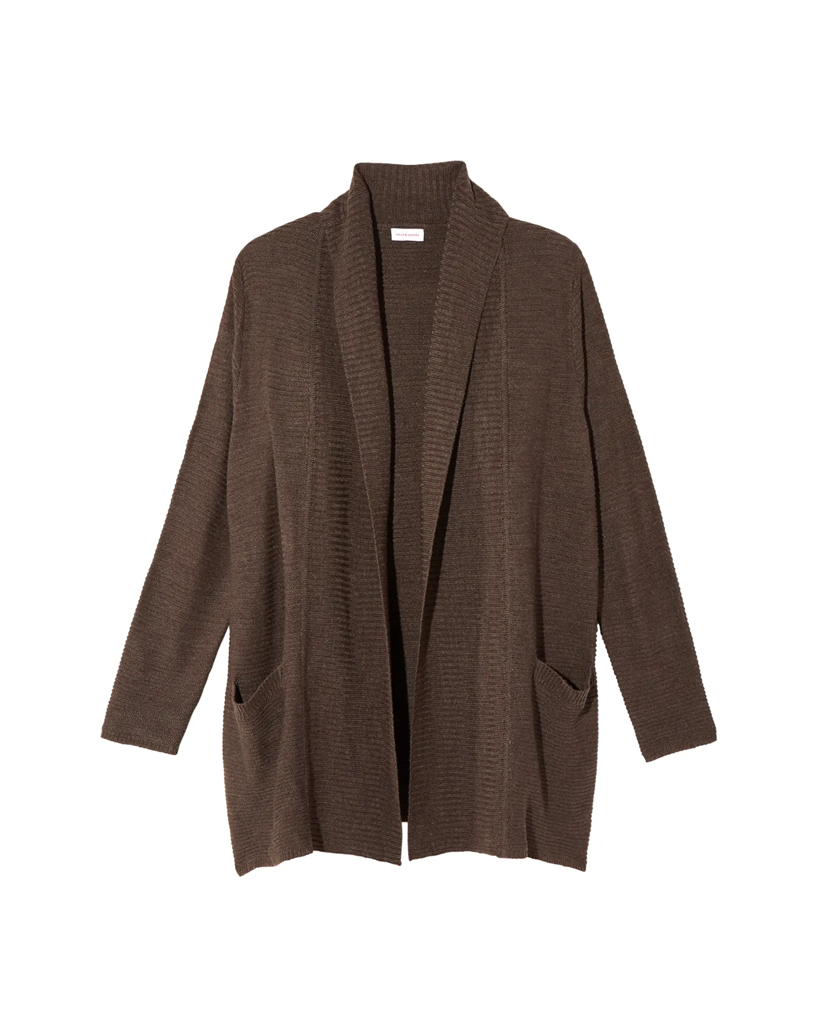 Lottie Long Sleeve Chunky Cardigan | Brown