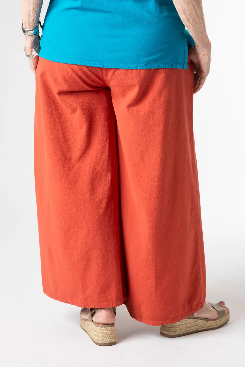 Lung Ta Cotton Palazzo Pants