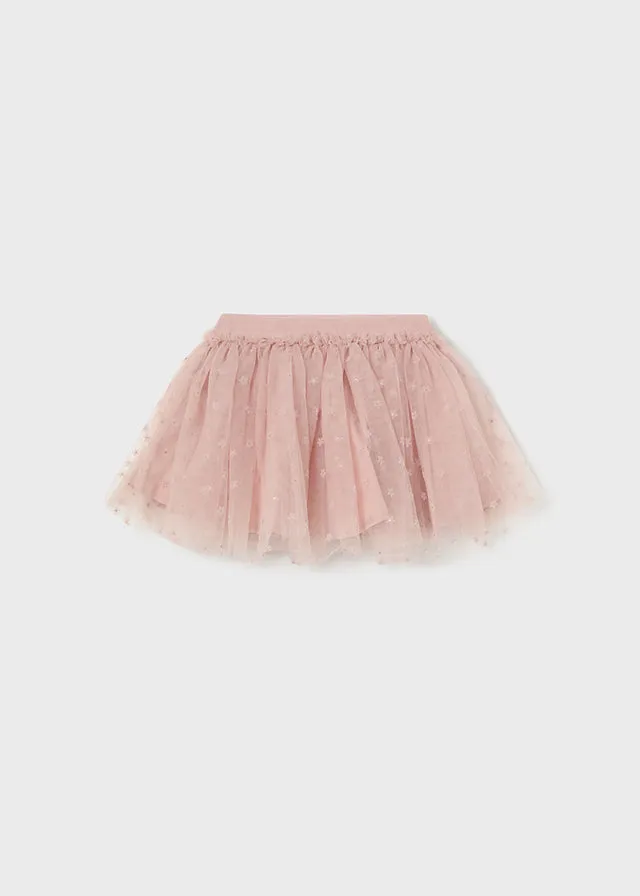 Mayoral 2901 070 - Blush Tulle Skirt