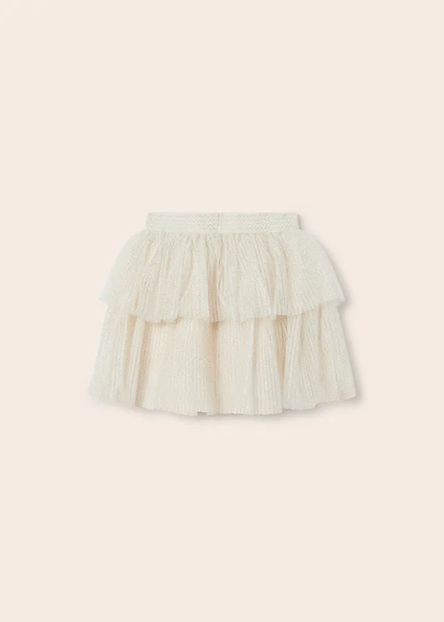 Mayoral 6901 066 - Chickpea Tulle Skirt