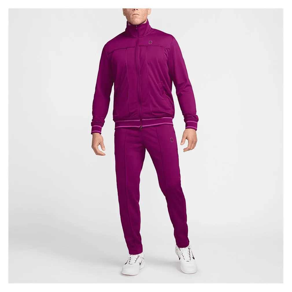 Mens Court Heritage Tennis Pants Sangria