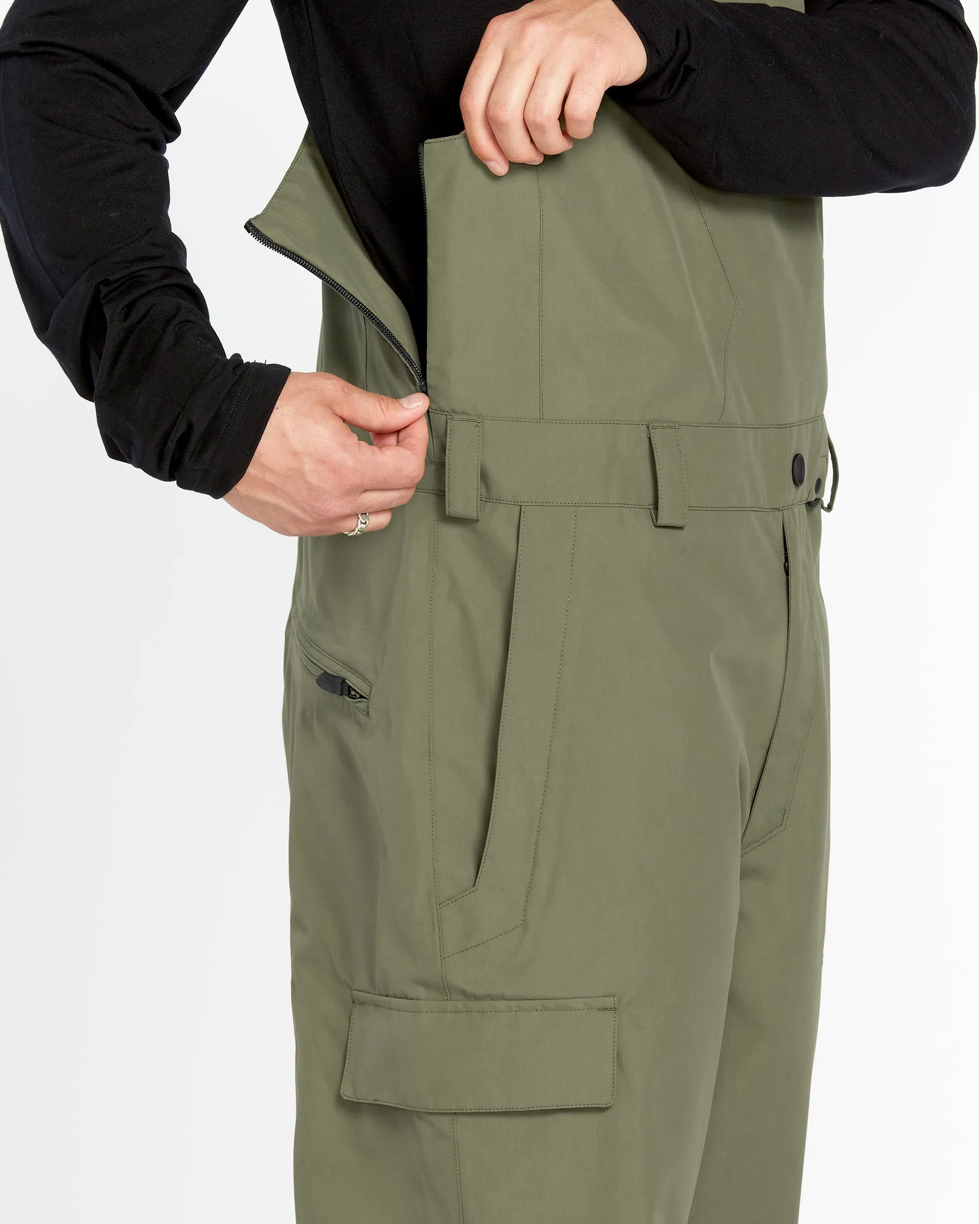 Mens V.Co Sparta Bib Overalls - Ivy