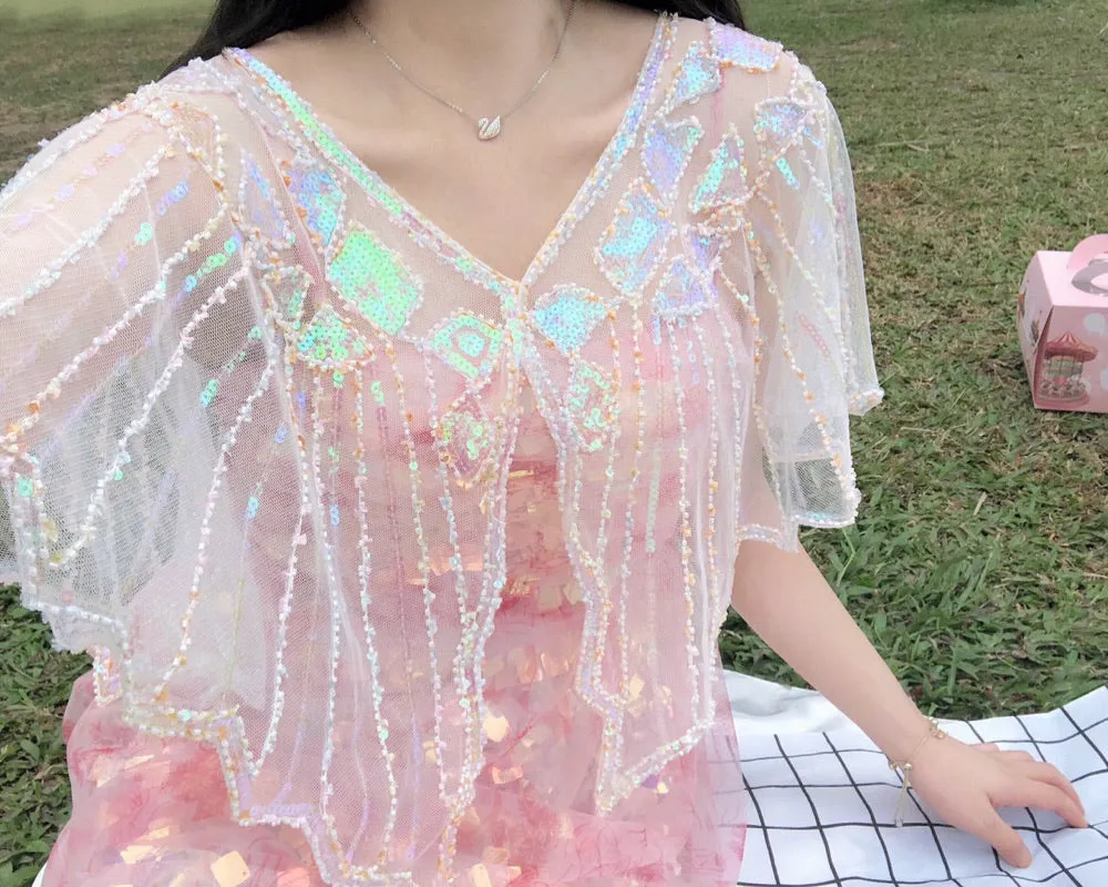 Mermaid Shell Handmade Sparkling Outer