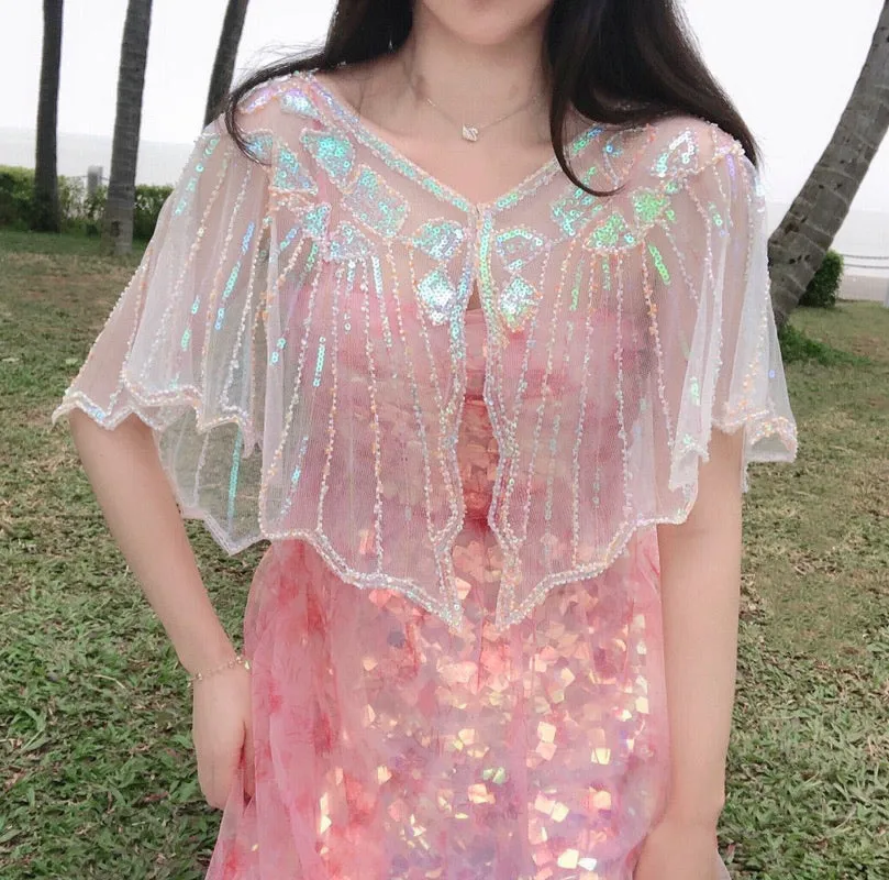 Mermaid Shell Handmade Sparkling Outer