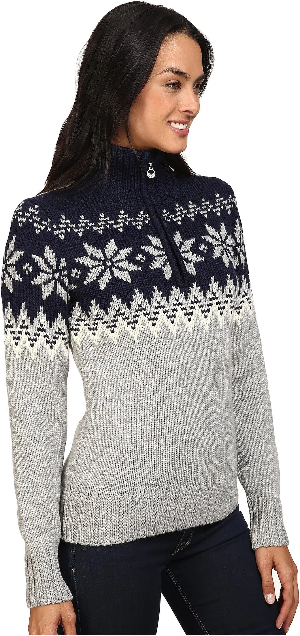 Mikey Sweater Dale of Norway, color Navy/Off-White