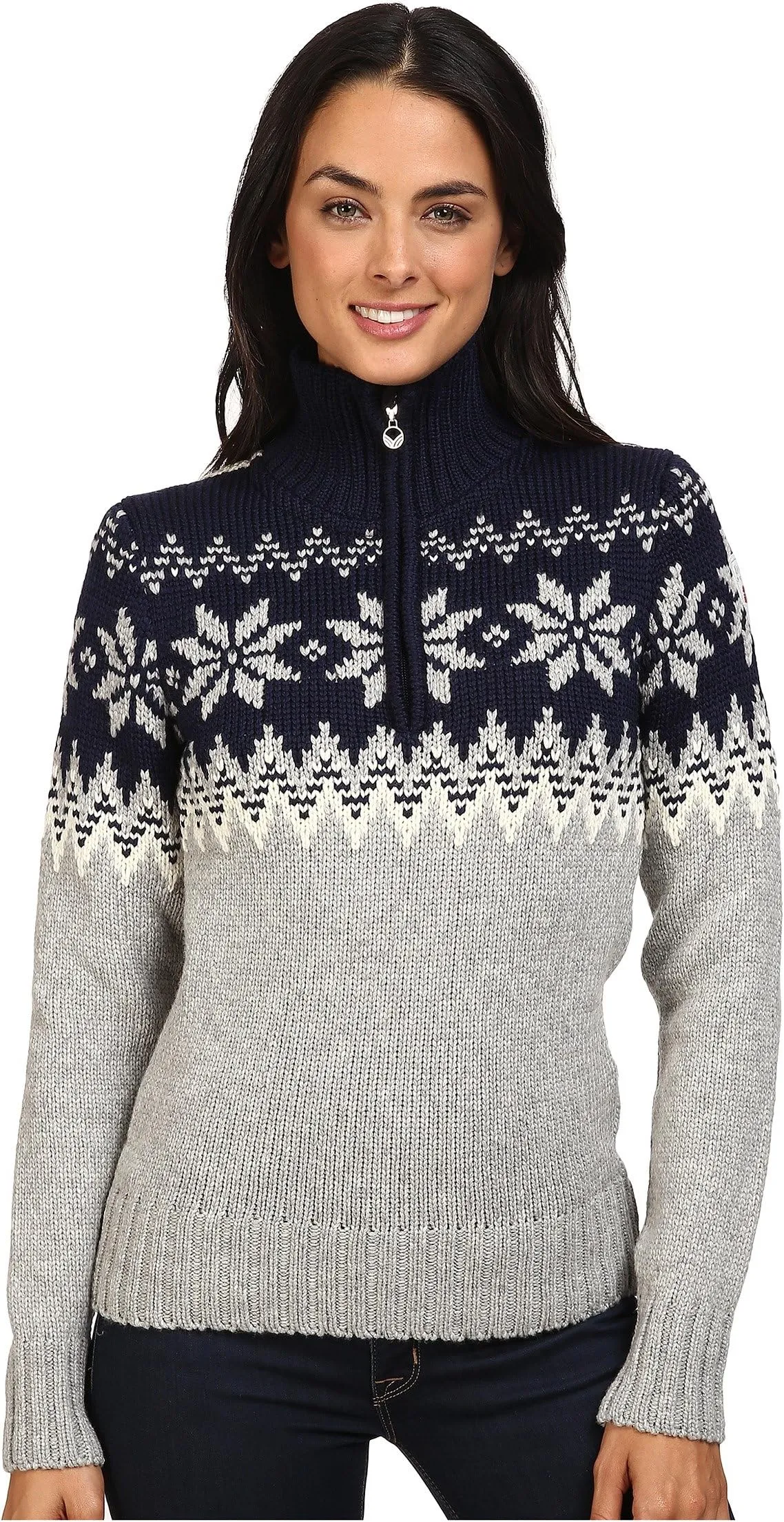 Mikey Sweater Dale of Norway, color Navy/Off-White