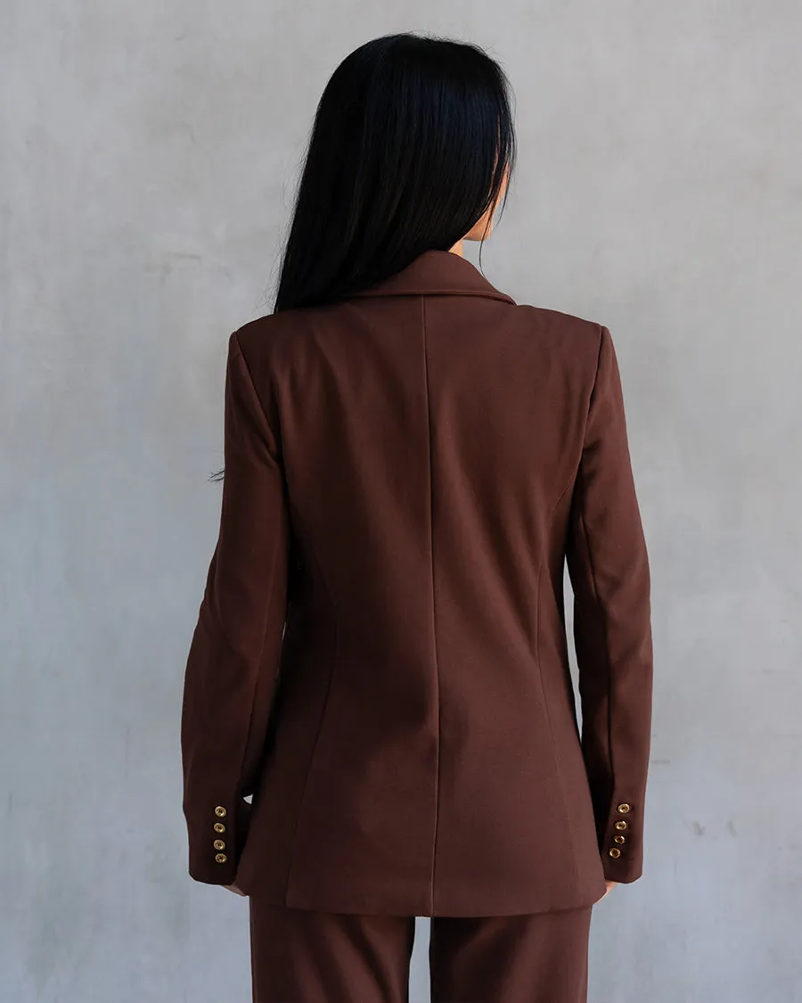 Morrison Interlock Blazer Espresso