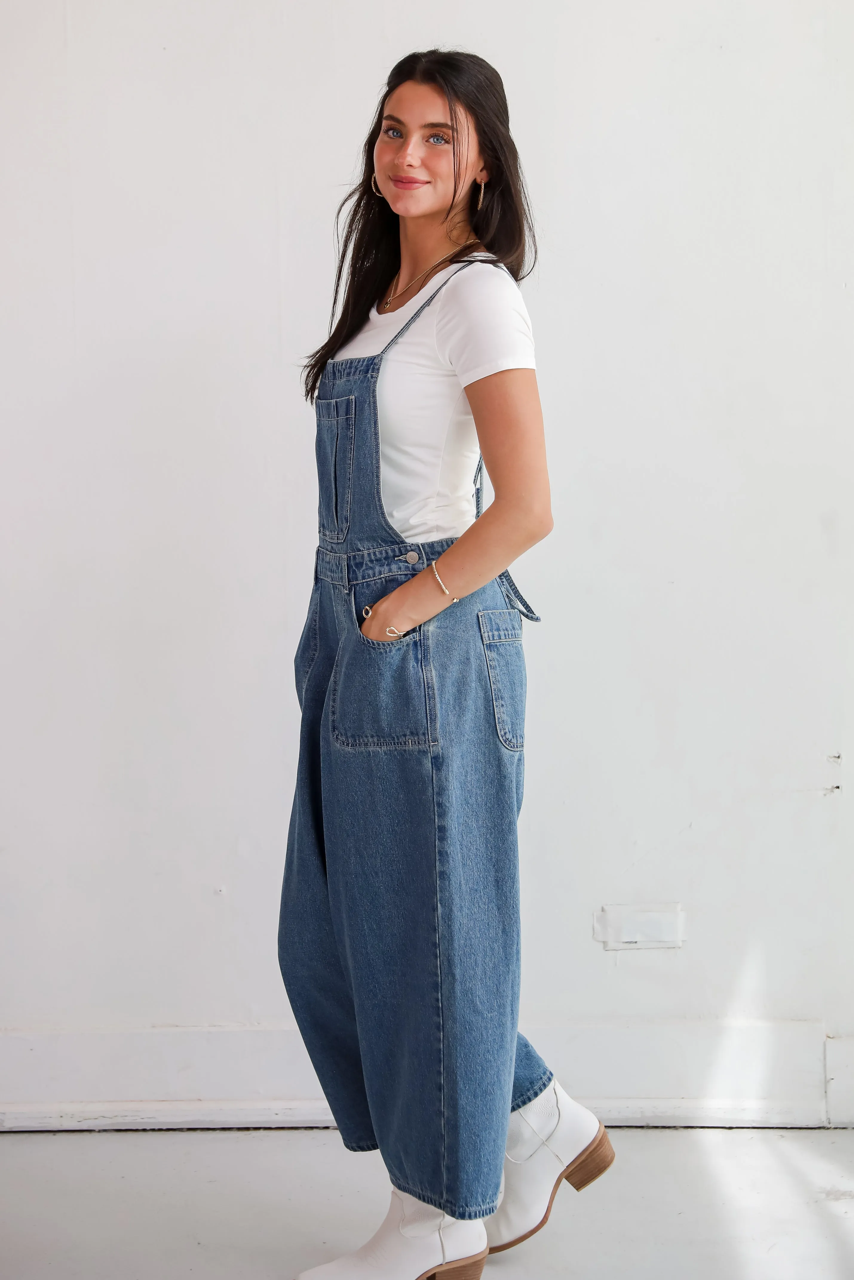 Movin' & Groovin' Denim Overalls