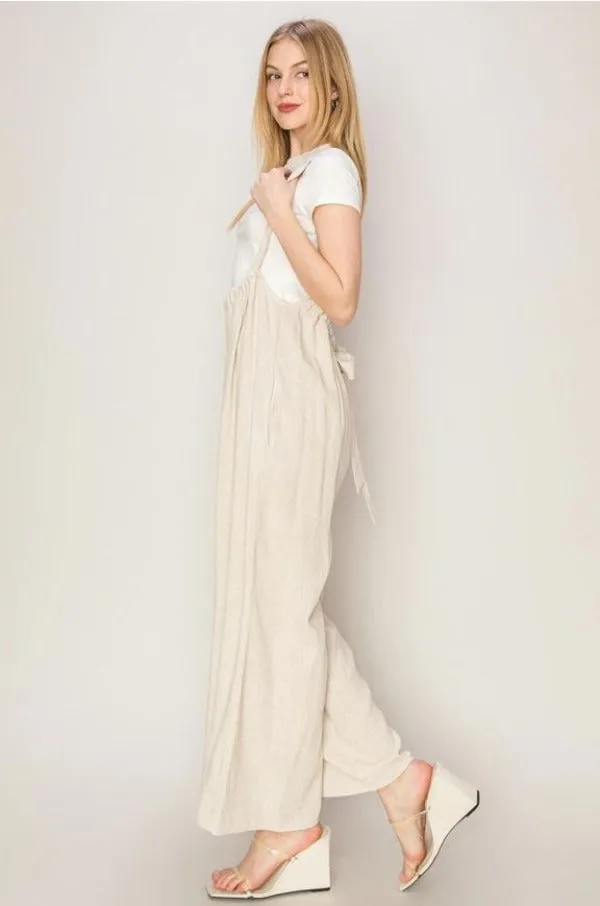 Overall - Jumpsuit Woven - Cream