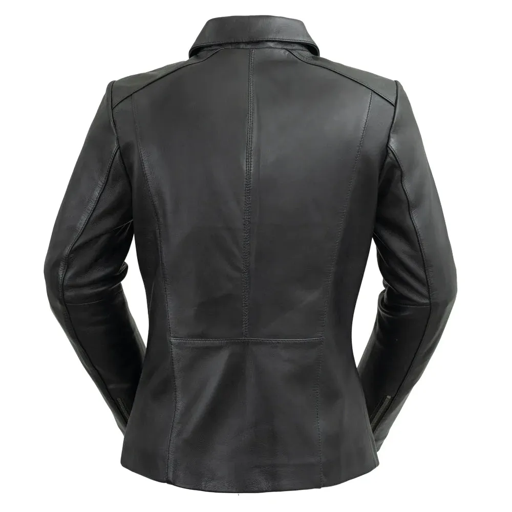 Patricia Womens Fashion Leather Jacket