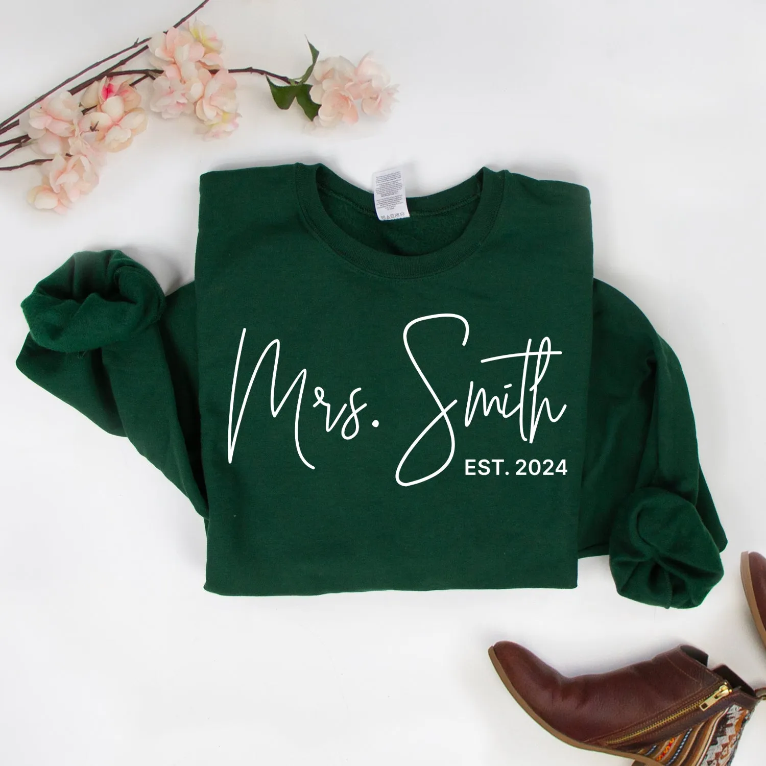 Personalized Mrs Sweaters