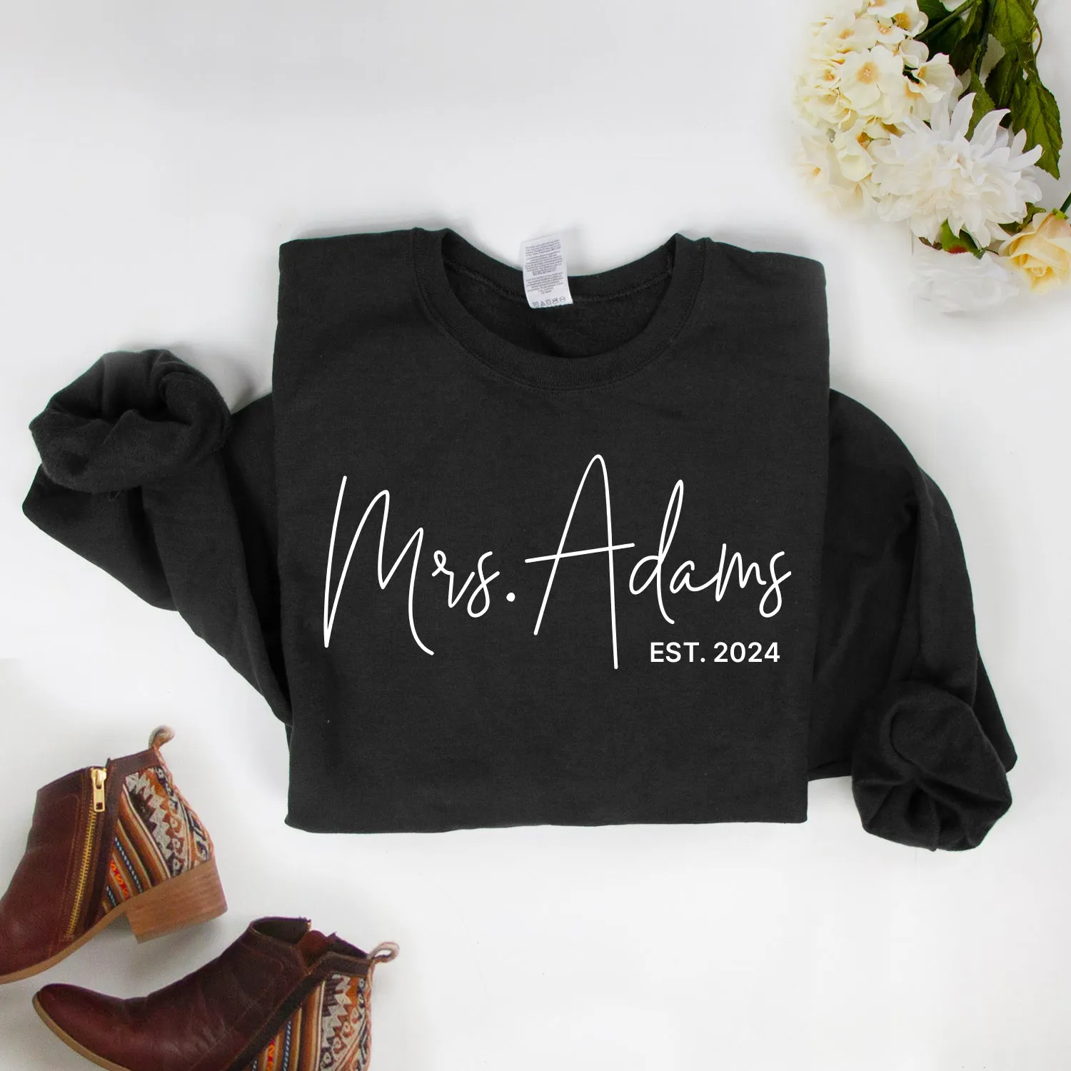 Personalized Mrs Sweaters